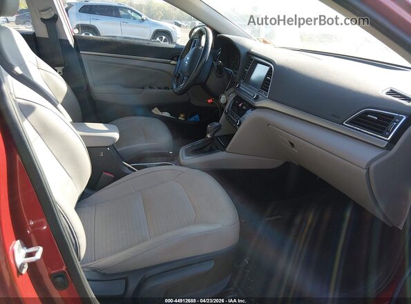 5NPD84LF6HH087192 2017 HYUNDAI ELANTRA Red Widok wnętrza z przodu