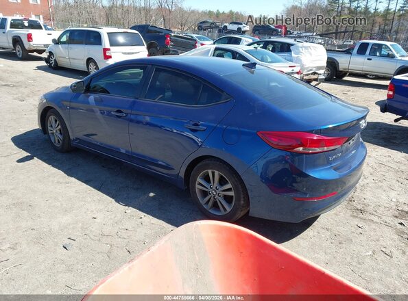 5NPD84LF6HH119803 2017 HYUNDAI ELANTRA Синий Задняя левая четверть