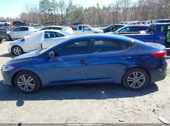 5NPD84LF6HH119803 2017 HYUNDAI ELANTRA Синий Панорамный вид салона 360°