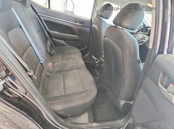 5NPD84LF6JH263700 2018 HYUNDAI ELANTRA Black Vista de los asientos traseros