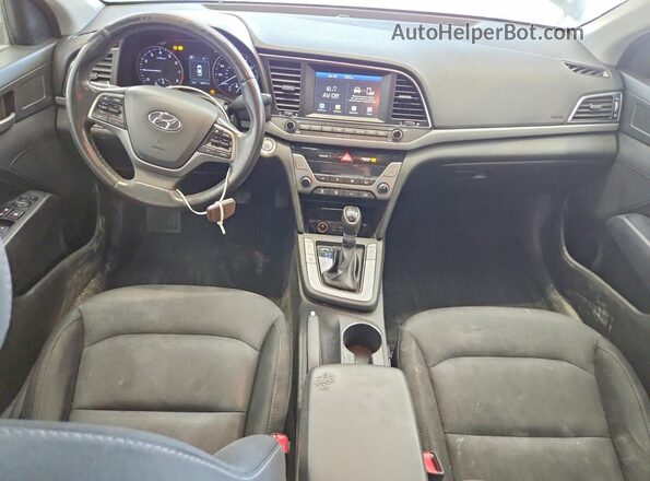 5NPD84LF6JH263700 2018 HYUNDAI ELANTRA Black Vista del salpicadero