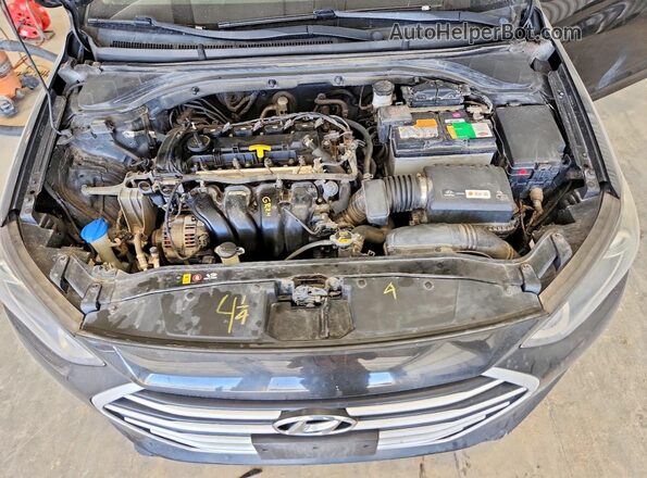 5NPD84LF6JH263700 2018 HYUNDAI ELANTRA Black Vista interior trasera
