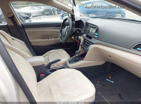 5NPD84LF6JH360816 2018 HYUNDAI ELANTRA Beige Widok wnętrza z przodu