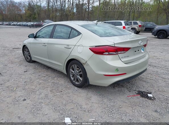 5NPD84LF6JH360816 2018 HYUNDAI ELANTRA Beige Tył lewy