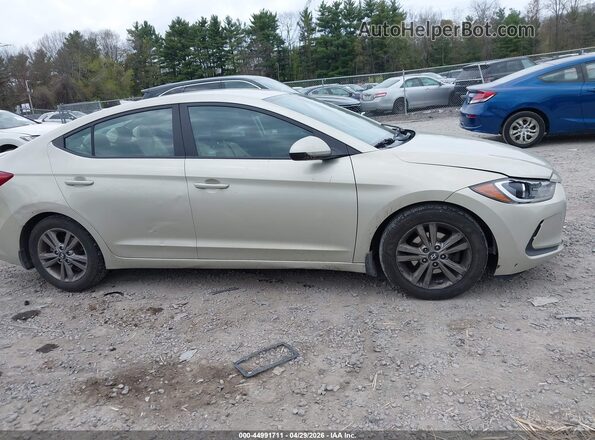 5NPD84LF6JH360816 2018 HYUNDAI ELANTRA Beige Widok zestawu wskaźników