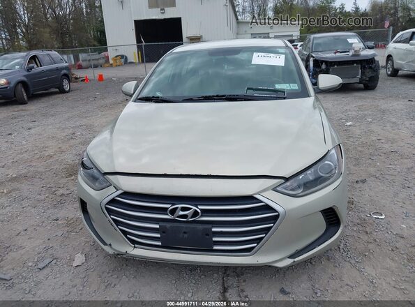 5NPD84LF6JH360816 2018 HYUNDAI ELANTRA Beige Widok deski rozdzielczej