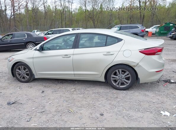 5NPD84LF6JH360816 2018 HYUNDAI ELANTRA Beige Widok wnętrza z tyłu