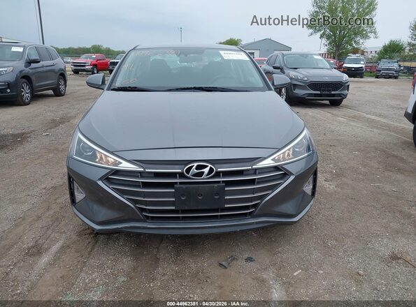 5NPD84LF6LH501239 2020 HYUNDAI ELANTRA Gray ხელსაწყოთა პანელის ხედი