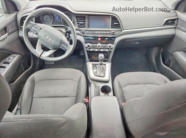 5NPD84LF6LH525623 2020 HYUNDAI ELANTRA Silver Widok deski rozdzielczej