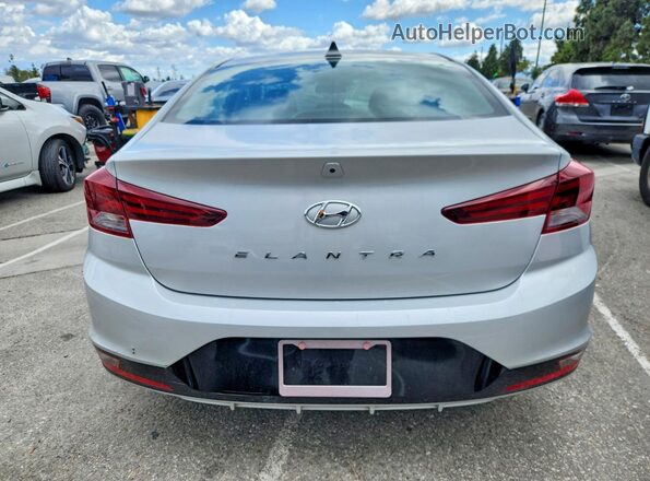 5NPD84LF6LH525623 2020 HYUNDAI ELANTRA Silver Widok z tyłu