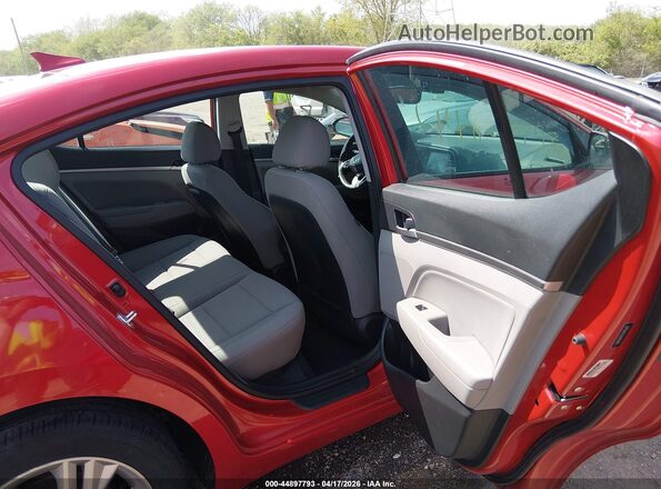 5NPD84LF6LH605908 2020 HYUNDAI ELANTRA Red Widok naklejki z numerem VIN