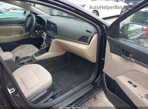 5NPD84LF7HH194347 2017 HYUNDAI ELANTRA Black Սալոնի դիմացի տեսք