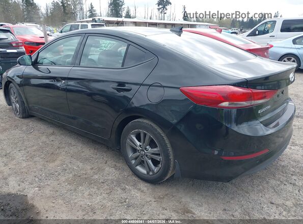 5NPD84LF7HH194347 2017 HYUNDAI ELANTRA Black Հետևի ձախ
