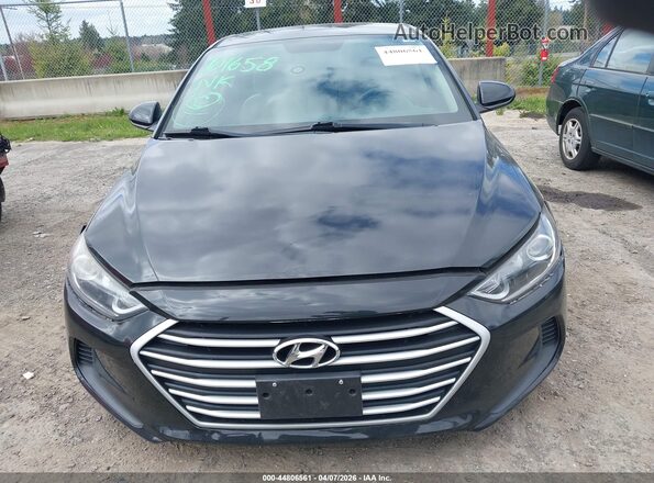 5NPD84LF7HH194347 2017 HYUNDAI ELANTRA Black Սարքավորումների վահանակի տեսք
