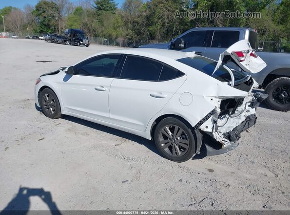 5NPD84LF7JH243696 2018 HYUNDAI ELANTRA White უკანა მარცხენა