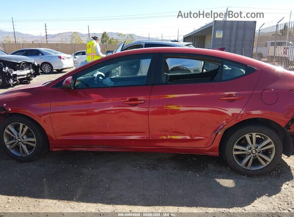 5NPD84LF7JH248087 2018 HYUNDAI ELANTRA Red Սալոնի 360 աստիճան տեսք