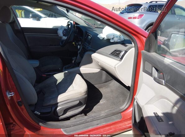 5NPD84LF7JH248087 2018 HYUNDAI ELANTRA Red Սալոնի դիմացի տեսք