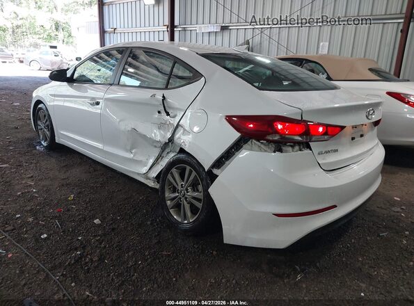 5NPD84LF7JH286953 2018 HYUNDAI ELANTRA White Հետևի ձախ