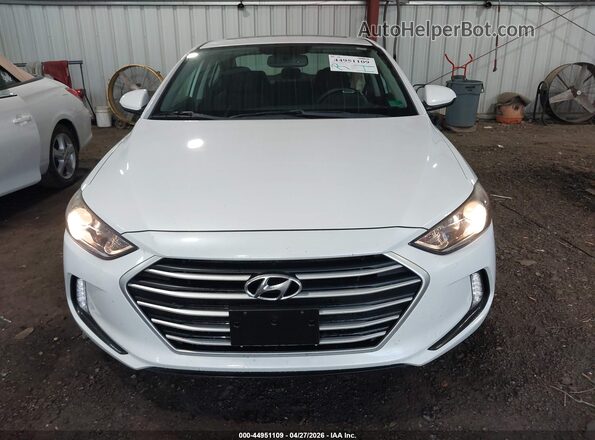 5NPD84LF7JH286953 2018 HYUNDAI ELANTRA White Սարքավորումների վահանակի տեսք