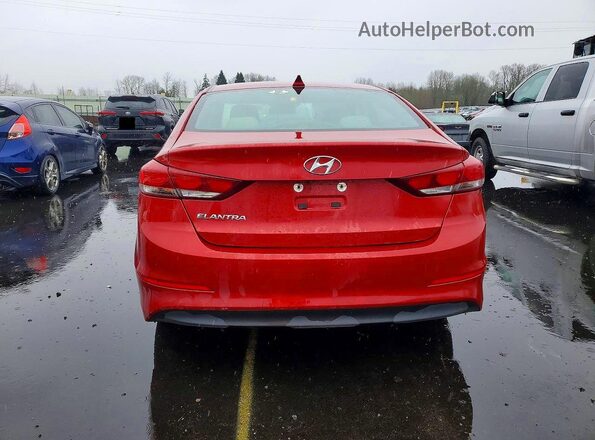 5NPD84LF7JH290503 2018 HYUNDAI ELANTRA Red 