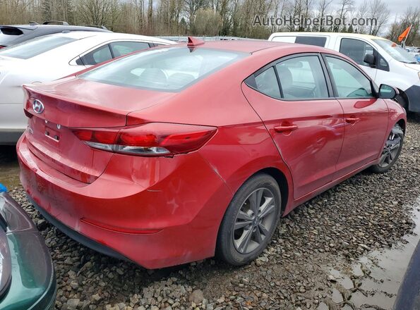 5NPD84LF7JH290503 2018 HYUNDAI ELANTRA Red 