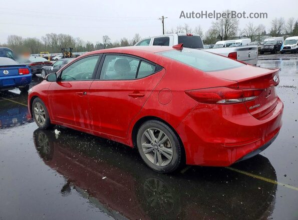 5NPD84LF7JH290503 2018 HYUNDAI ELANTRA Red 