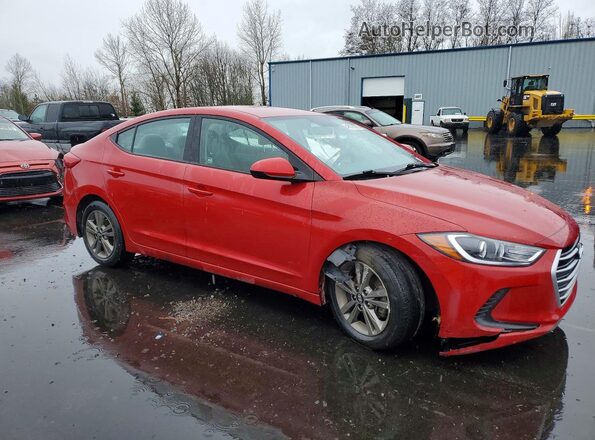 5NPD84LF7JH290503 2018 HYUNDAI ELANTRA Red 