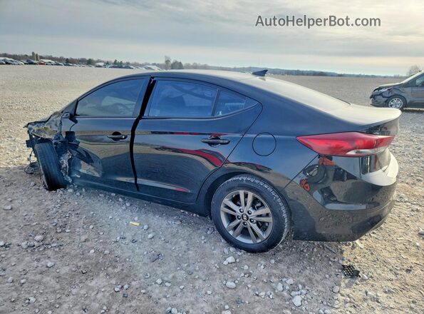 5NPD84LF7JH296026 2018 HYUNDAI ELANTRA Черный Задняя левая четверть