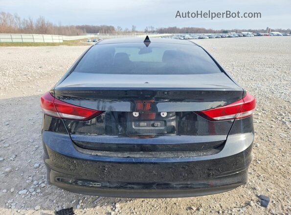 5NPD84LF7JH296026 2018 HYUNDAI ELANTRA Черный Вид сзади