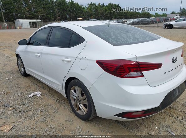 5NPD84LF7KH428879 2019 HYUNDAI ELANTRA White Հետևի ձախ