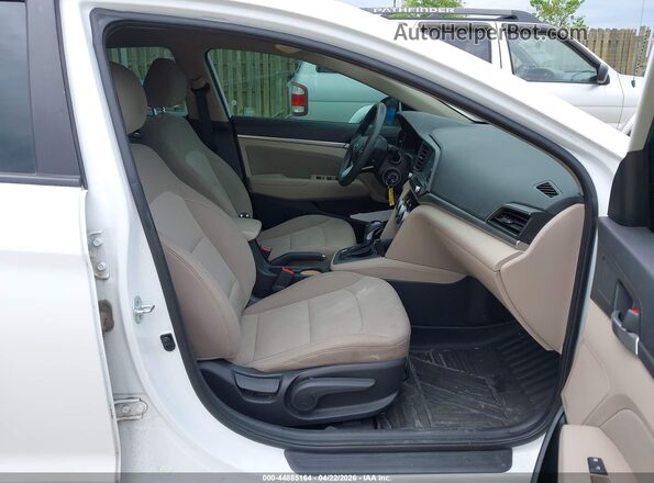 5NPD84LF7KH428879 2019 HYUNDAI ELANTRA White Սալոնի դիմացի տեսք