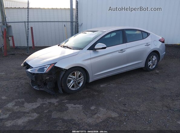 5NPD84LF7KH429417 2019 HYUNDAI ELANTRA White Передня ліва чверть