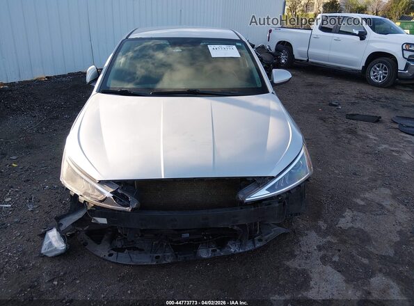 5NPD84LF7KH429417 2019 HYUNDAI ELANTRA White Вид щитка приладів