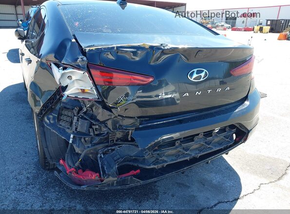 5NPD84LF7KH478522 2019 HYUNDAI ELANTRA Черный Вид спереди