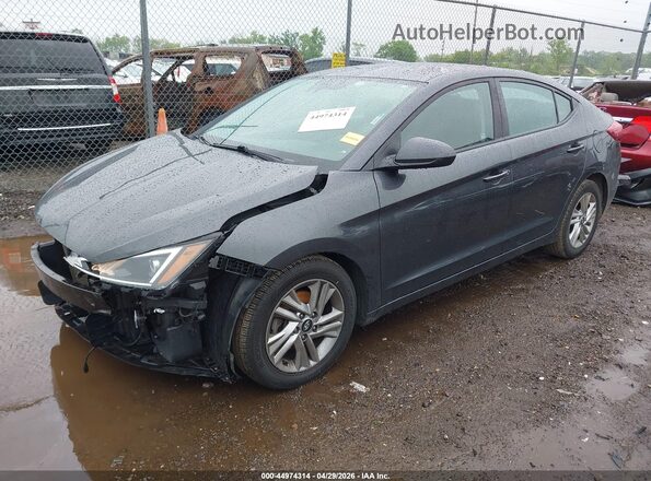 5NPD84LF7LH582350 2020 HYUNDAI ELANTRA Gray Առջևի ձախ երեք քառորդ տեսարան