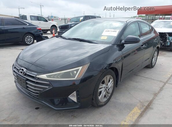 5NPD84LF7LH604895 2020 HYUNDAI ELANTRA Black Առջևի ձախ երեք քառորդ տեսարան