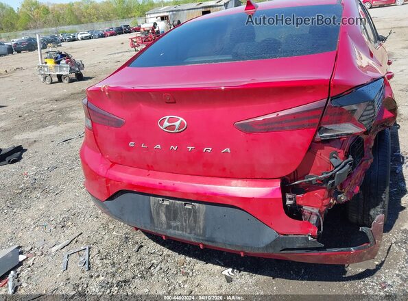 5NPD84LF7LH609627 2020 HYUNDAI ELANTRA Red Вид спереду