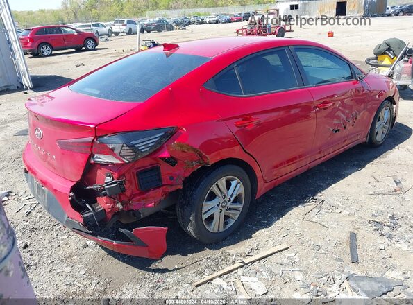 5NPD84LF7LH609627 2020 HYUNDAI ELANTRA Red Задня права чверть