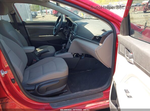 5NPD84LF7LH609627 2020 HYUNDAI ELANTRA Red Вид салону спереду