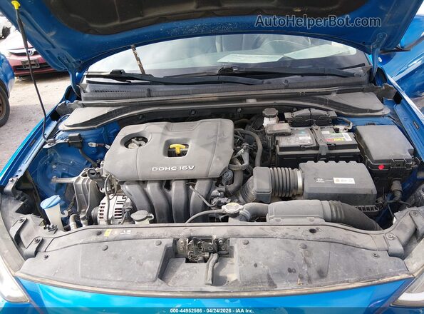 5NPD84LF8HH009660 2017 HYUNDAI ELANTRA Blue Rear view