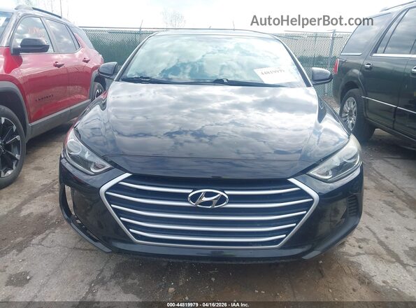 5NPD84LF8HH092393 2017 HYUNDAI ELANTRA Black Вид задньої частини салону