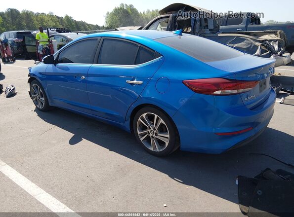 5NPD84LF8HH110410 2017 HYUNDAI ELANTRA Blue Trasero izquierdo