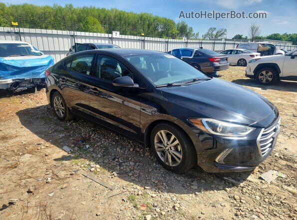 5NPD84LF8HH133783 2017 HYUNDAI ELANTRA Black Front right