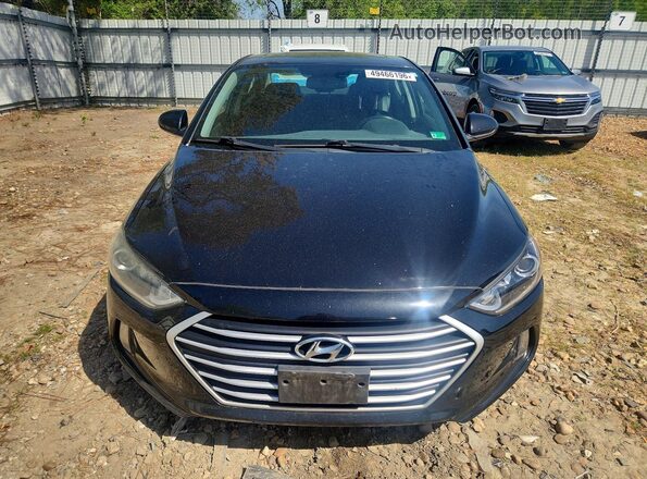 5NPD84LF8HH133783 2017 HYUNDAI ELANTRA Black Front view