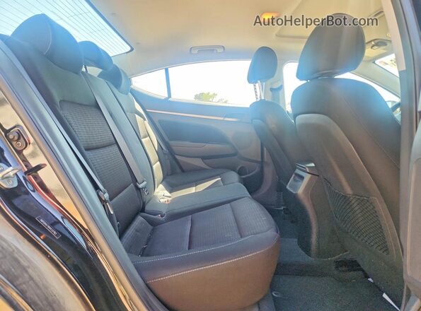 5NPD84LF8HH133783 2017 HYUNDAI ELANTRA Black Rear seats view