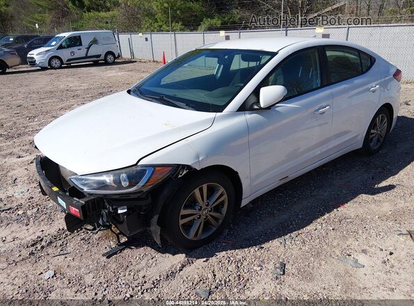 5NPD84LF8JH338767 2018 HYUNDAI ELANTRA White Przód lewy