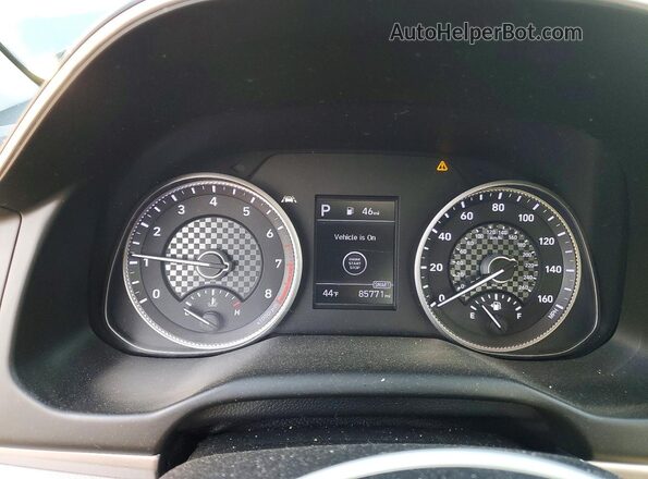 5NPD84LF8KH409659 2019 HYUNDAI ELANTRA Blue Սարքավորումների վահանակի տեսք