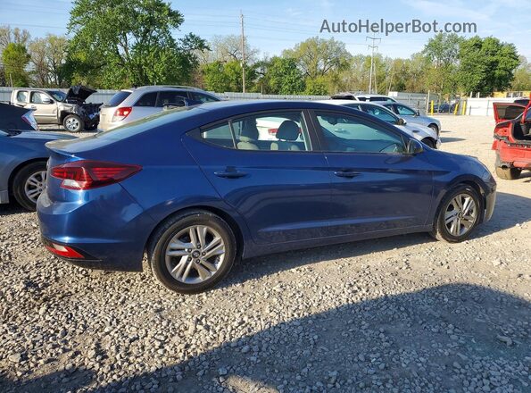5NPD84LF8KH409659 2019 HYUNDAI ELANTRA Blue Հետևի աջ