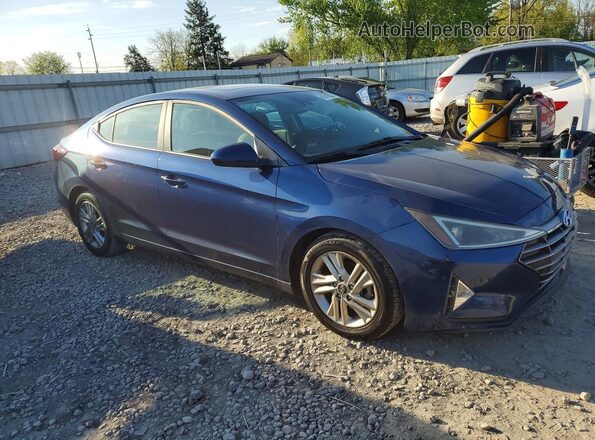 5NPD84LF8KH409659 2019 HYUNDAI ELANTRA Blue Առջևի աջ