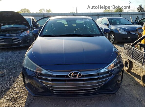 5NPD84LF8KH409659 2019 HYUNDAI ELANTRA Blue Դիմացի տեսք